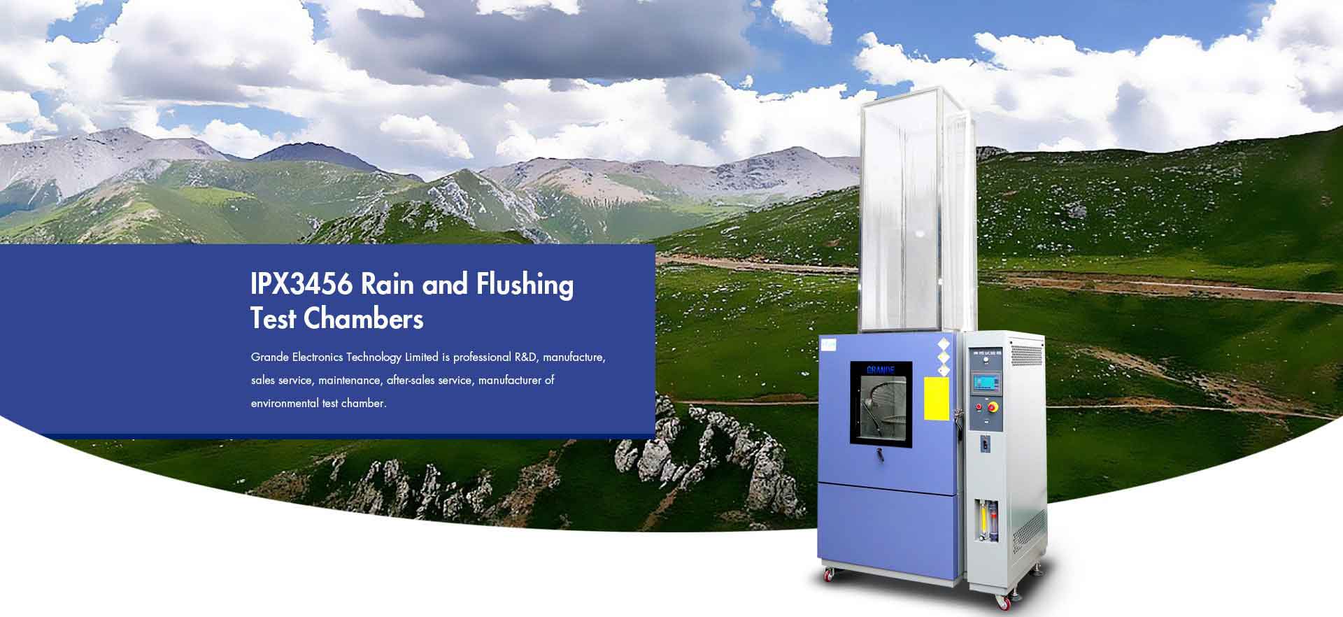 IPX3456 Rain Test Chambers