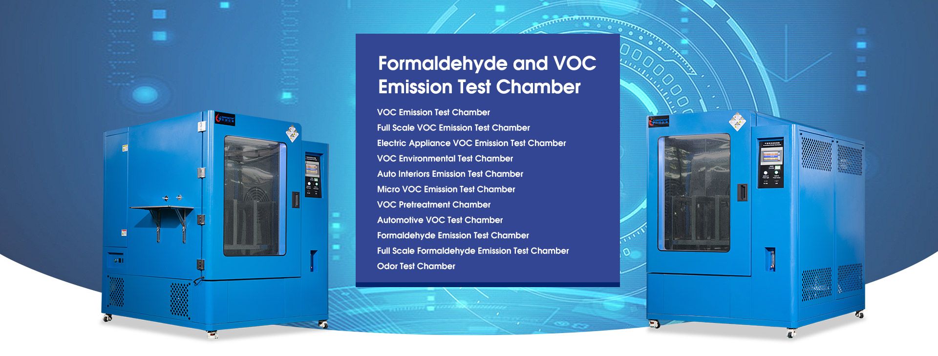 Formaldehyde And Voc Emission Test Chamber