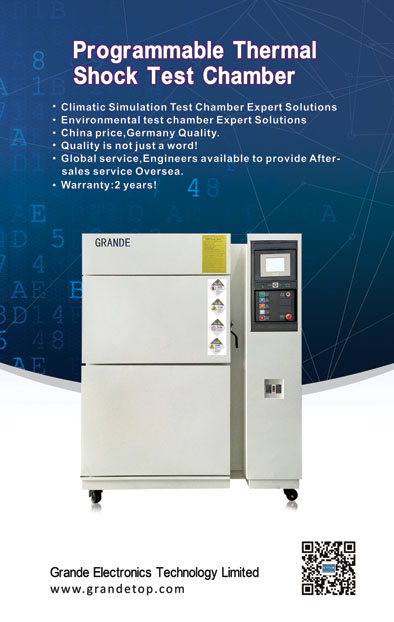 Grande test chamber at Booth No:5C-D27 HKTDC