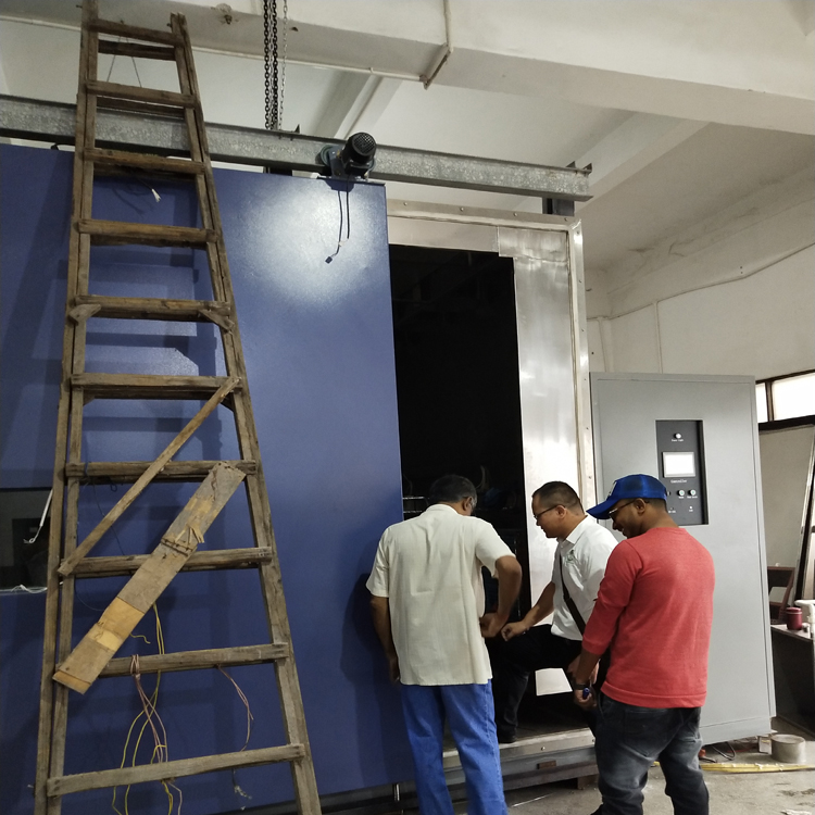 Indian customers tested Grande test chamber at our company