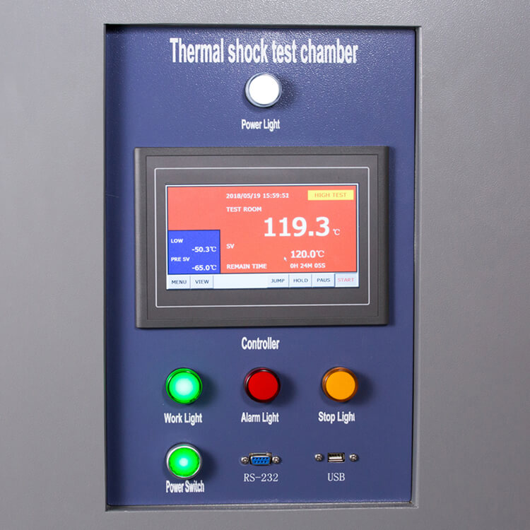 Three Zone Thermal Shock Test Chamber