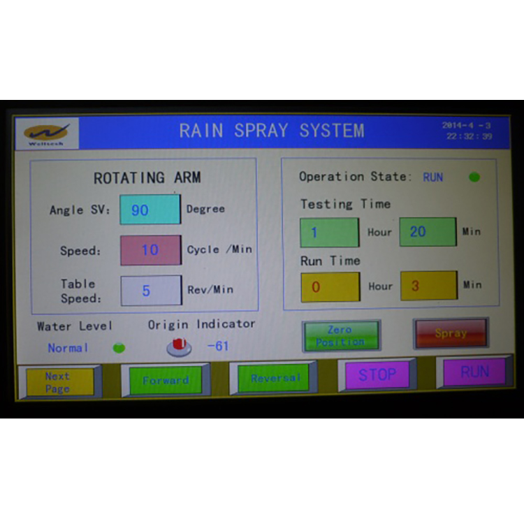 IP Rain Spray Test Chambers