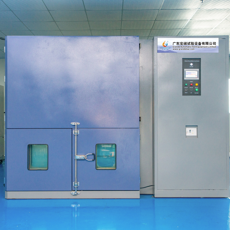 How does the liquid thermal shock test chamber work?